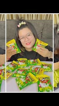 MUKKBANG KẸO DẺO XOÀI LẮC MUỐI ỚT NGON XUẤT SẮC | HOÀNG LAM FOODIE