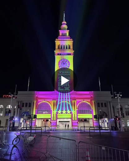 #experiential #projectionmapping #music #score #immerisive #superbowllx #sanfrancisco #ferrybuilding | Austin Fray