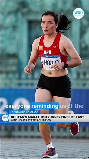 Bhutan’s Marathon Runner Finishes Last, Wins Hearts at Paris Olympics