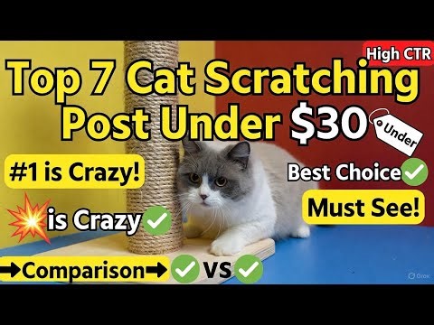 Top 7 Cat Scratching Posts Under $30 (Surprising) Most Owners Miss #2