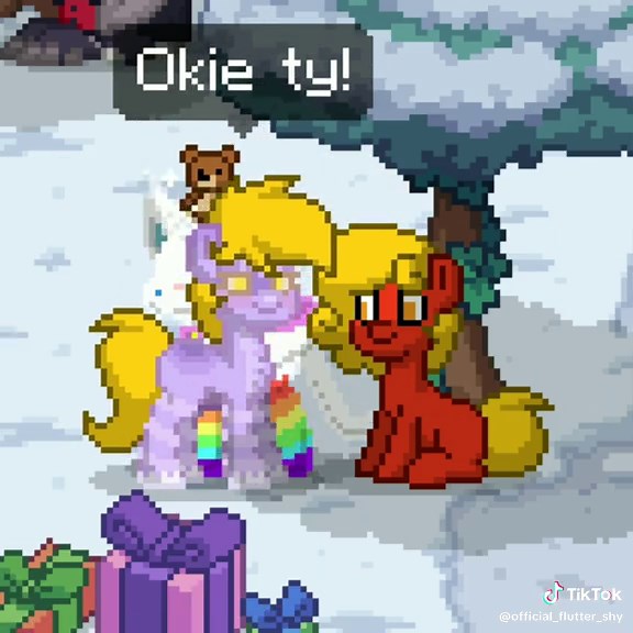 ☆-merry Christmas! #christmas #ponytown #notmyidea #part2 #makemypony #fluttershy #cutecore🎀🦴🍮🐾 #fypシ #viralvideo #mylittlepony #fluttershymylittlepony