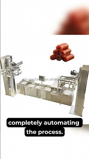 Automatic Fruit Leather Production Line Fruit Roll up Making Machine Fruit Roll Making Machine