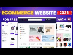 How To Build A Stunning Ecommerce Website With WordPress 2025 | Woocommerce Tutorial
