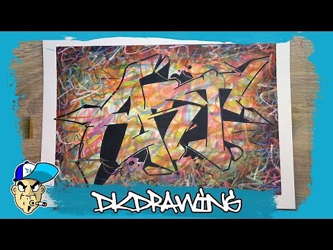 Graffiti Tutorial for beginners - How to draw graffiti letters ART