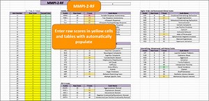 MMPI-2-RF Autoscoring Template - American/English Norms
