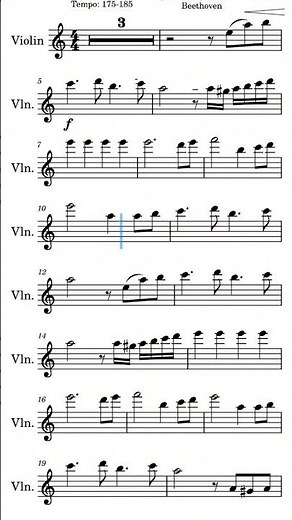 How to play Beethoven Virus - part 1- violin version 🎻 #classicalmusic