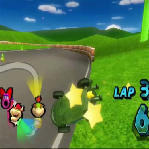 Red shell turns back to hit Rosalina 🤨 #shorts