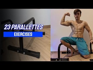 23 Parallettes Exercises (Easy & Hard)