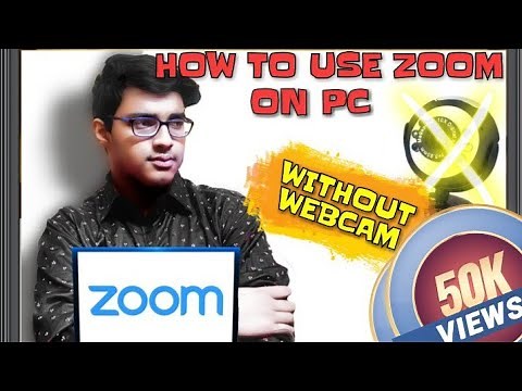 how to use zoom app on your pc without webcam!! 😀😀and how to connect phone camera to pc !