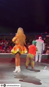 Ringmasters making it look easy in center ring. Co Ringmaster Cheyenne-Rose Dailey representing for the ladies and girls all around the world. | UniverSoul Circus