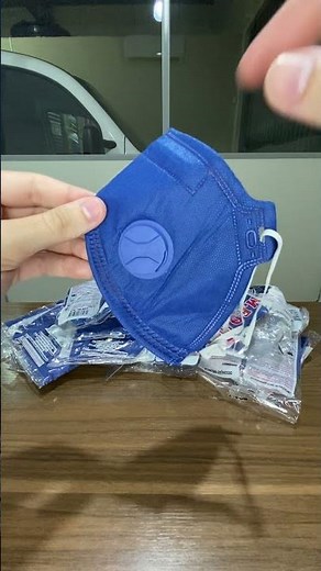 Máscara MFQ PFF-2 Azul C.A 36857: Alta Proteção Contra Partículas e Poluentes!