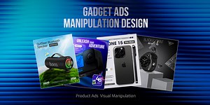 Gadget Ads Creative Social Media Manipulation Design - Mh Rakib R