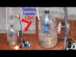 I Built a MINI Hydroelectric Generator at Home for FREE Electricity!