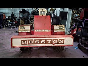 RARE Hesston 140 Front Runner garden tractor, WILL IT RUN?