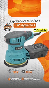 ✨ Dale potencia y precisión a tus proyectos ✨ 🔧 Lijadora roto orbital de 5” ⚡ Motor de 650W – 110V 🎚 Velocidad variable: 6000 a 13000 RPM para acabados impecables 📏 Almohadilla de 125mm 🌀 Incluye recolector de polvo 1 lija 👉 Ideal para profesionales que buscan resultados perfectos sin complicaciones. 🟡 𝐏𝐫𝐞𝐜𝐢𝐨: 𝐃𝐞 𝐂𝐨𝐧𝐭𝐚𝐝𝐨: 28.990 Bs. 👇🏻Contáctanos 📱𝐖𝐡𝐚𝐭𝐬𝐀𝐩𝐩: 58(424) 209 3049 o 58(414) 306 6843 📩O Escríbenos vía DM 𝐂𝐚𝐫𝐚𝐜𝐚𝐬 📍San Bernardino (Av. Anauco a dos 