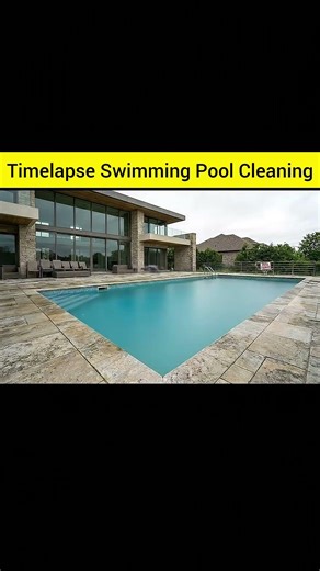 Swimming Pool cleaning Timelapse #shorts #timelapse #entertainment