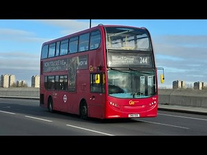 *First time Double Decked* Go Ahead London E210 SN61DDE route 244