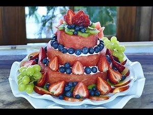 How to Make a Watermelon Cake