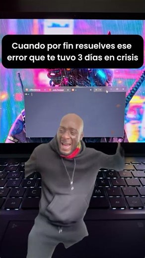 That glorious moment when you manage to solve that mistake