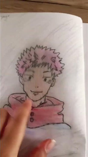 cahier de jjk dessin 1