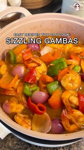 SIZZLING GAMBAS RECIPE 🦐🔥 #easyrecipe | Hungry Mommy
