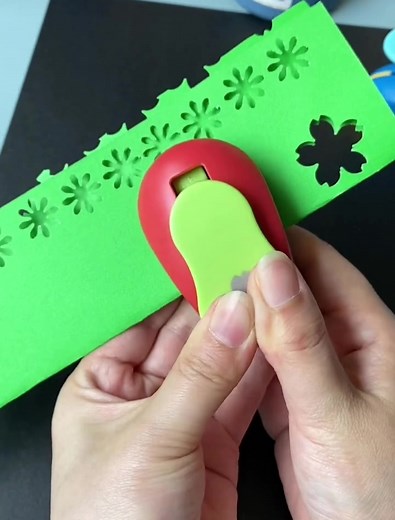 Creative Paper Cutting Techniques with Colorful Tools