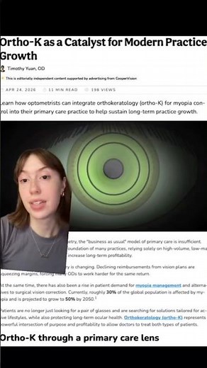 Is Ortho-K... the Future of Optometry? 👀