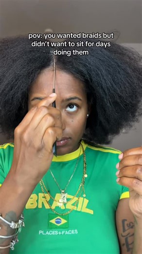 @courtneylyneaa on Instagram: "Boho knotless braids with a sew-in is honestly one of the best life hacks l’ve found!! Idk if ill go to to a full head of braids #bohoknotlessbraids #DIY #braids #LifeHack #beautyhacks"