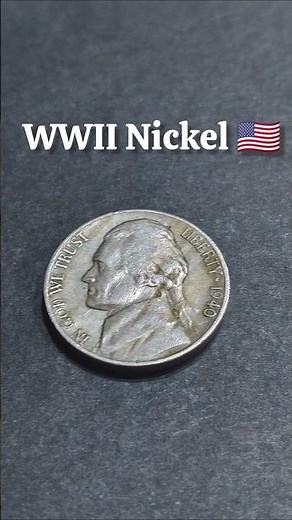 🇺🇸 The 1940 Nickel That Survived a World at War