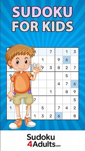 Kids learn Sudoku the easy way #puzzle #sudoku