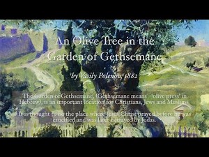Vasily Polenov's Oil Painting Reproduction, An Olive Tree in the Garden of Gethsemane, by PaintingZ