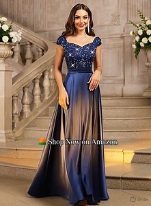 Elegant Navy Blue Evening Gown 💙 | Amazon Fashion 2026 #amazonfashion #fashion #fashionstyle #reels