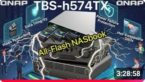 QNAP威联通 TBS-h574TX 评测 - 终极全 SSD NAS，支持热插拔 SSD 和高速连接！BY CareyHolzman