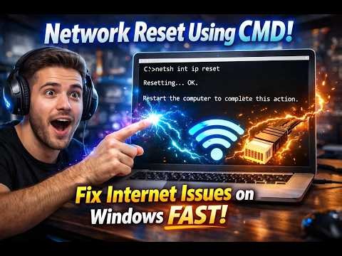 Network Reset Using CMD Fix Internet