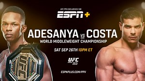 6.7K views · 526 reactions | UFC returns to Fight Island to determine the greatest middleweight in the world at UFC 253, only on ESPN+ | ESPN MMA | Facebook