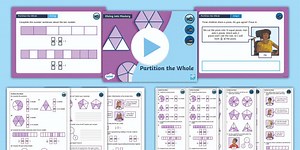 Year 3 Diving into Mastery: Step 3 Partition the Whole Teaching Pack