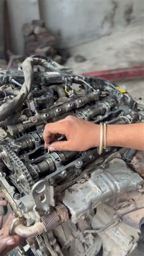Mercedes Benz timing chain replace #mercedesbenz #automobile #trendingshorts
