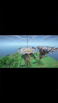 Floating Castle Build Begins in McFleet ☁️ | Minecraft Shorts (Part A)