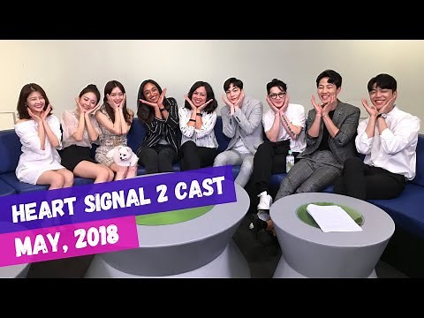 INTERVIEW WITH THE CAST OF HEART SIGNAL 2! [DRAMAFEVER MAY, 2018]