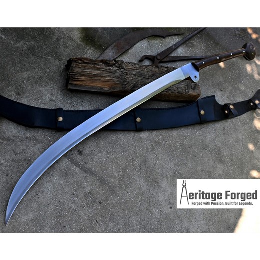 FALX Sword/handmade Sword Sword /29 Inches Long Blade Machete/ Full Tang/ Leaf Spring of Truck/ Tempered/sharpen/working/sword - Etsy