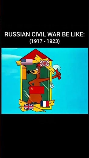RUSSIAN CIVIL WAR #humor #funny #memes #jokes #history #war #culture #russia #cartoon
