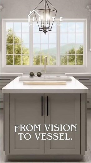 Modern White Oak Kitchen Cabinets with Brushed Brass Hardware