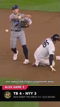 Rays SWEEP Yankees 4-3! HEADED TO THE ALCS! 🔥