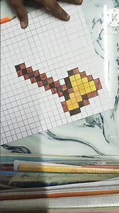 how to draw a minecraft Golden axe ll drawing of mc axe #minecraft #drawing #axemaking