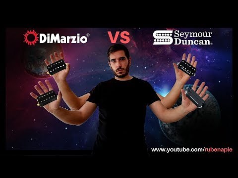 Dimarzio VS Seymour Duncan (D Activator vs Tone Zone vs JB vs Full Shred)