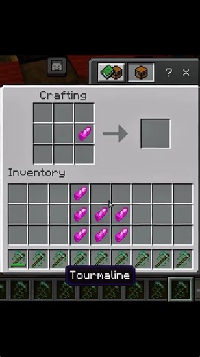 crafting crystal Chestplate #minecraft #shorts #youtube