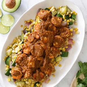https://www.skinnytaste.com/mexican-shrimp-diablo/ Mexican Shrimp Diablo with Corn and Zucchini | Skinnytaste