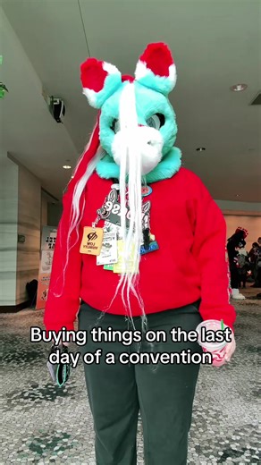 Empty wallet… 😔 #ane #ane2026 #furryconvention #furry #furryfandom