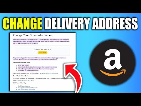 How To Change Delivery Address in Amazon After Order Placed