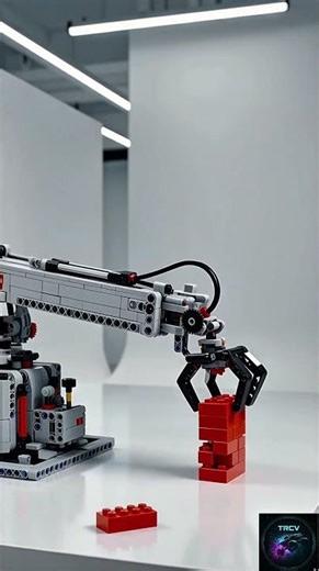 ODDLY SATISFYING! GIANT LEGO Crane Stacking Challenge! 🏗️